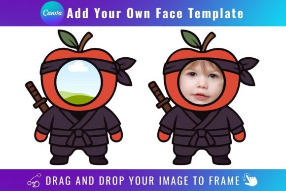 Apple Ninja Add Your Own Face Template: Creative Customization