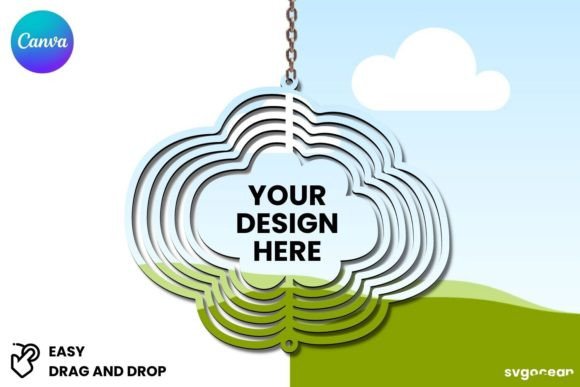 Cloud Wind Spinner Canva Mockup: A Designer's Guide