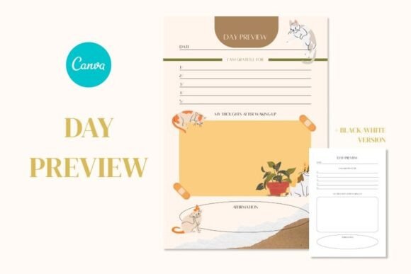 Day Preview Planner: Your Canva-Powered Daily Command Center