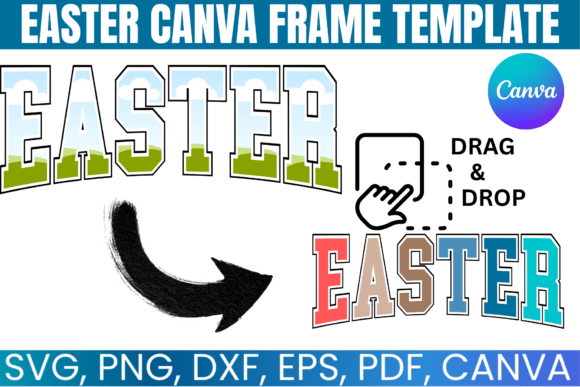 Easter Canva Frame Template: Design Your Holiday Creations