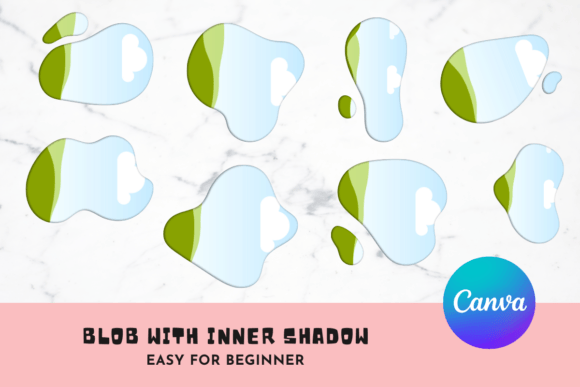 Master Your Brand Visuals with the Blob Inner Canva Frames Template