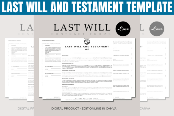 Streamline Your Legacy with a Customizable Last Will and Testament Template