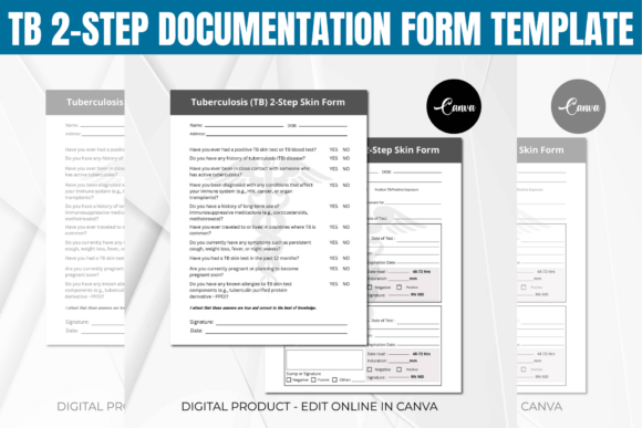 TB 2-Step Documentation Form Template: Streamline Health Screenings