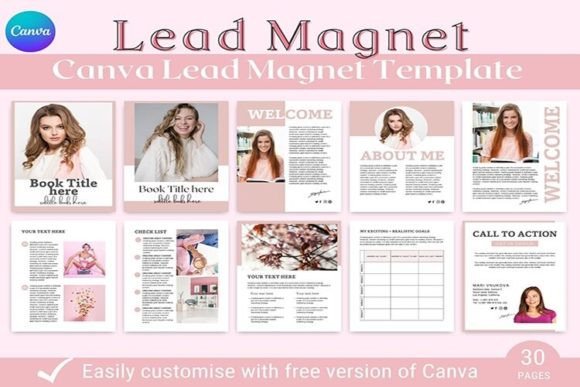 Transform Your Content with This 30-Page Canva eBook Template